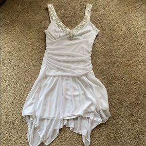 Vintage flowy white dress